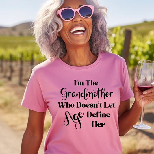 "Grandmother Aging Gracefully" Unisex T-Shirt (Pink)