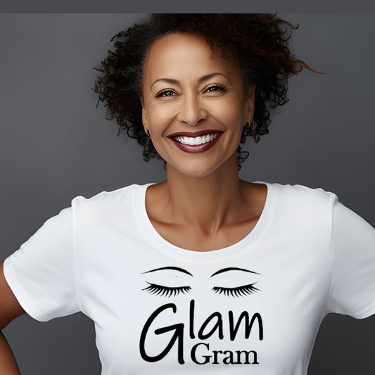 "Glam Gram" Unisex T-Shirt (White)