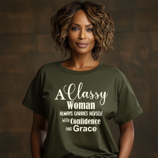 "Classy Woman" Unisex T-Shirt (Olive)