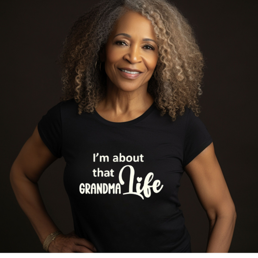 "Grandma Life" Unisex T-Shirt (Black)