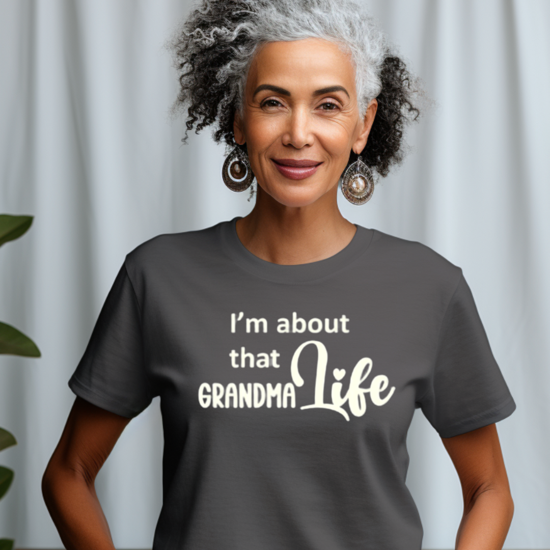 "Grandma Life" Unisex T-Shirt (Gray)