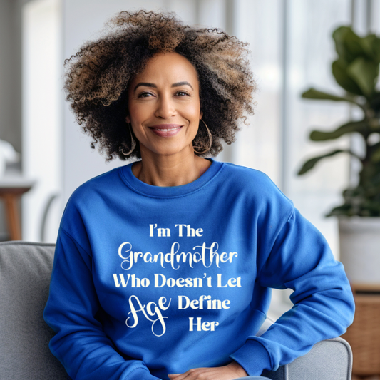 "Grandmothers Aging Gracefully" Unisex Sweatshirt (Royal Blue)