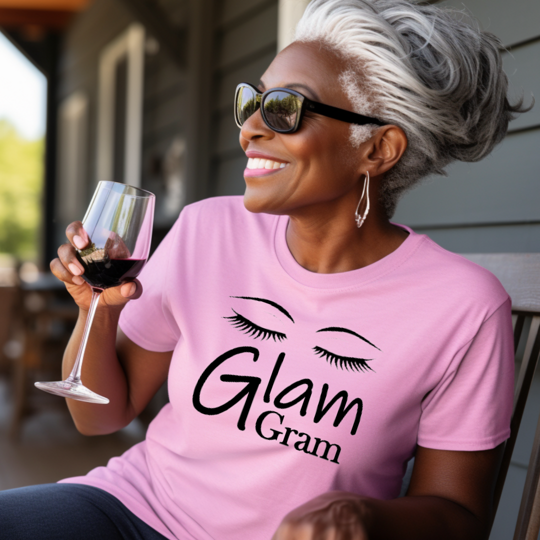 "Glam Gram" Unisex T-Shirt (Light Pink)