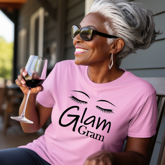 "Glam Gram" Unisex T-Shirt (Light Pink)