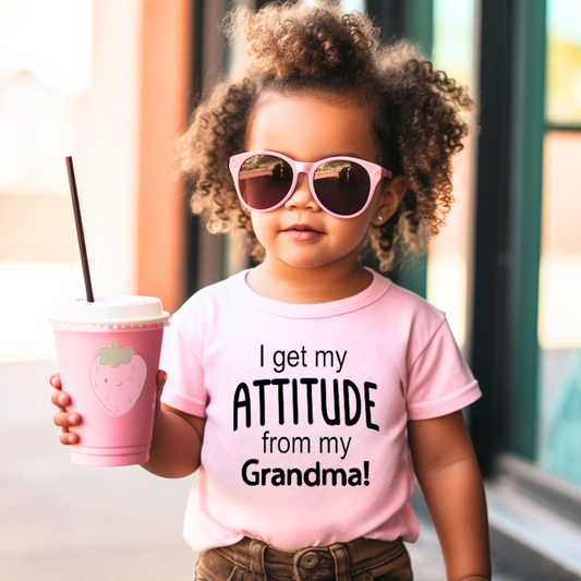 "Attitude" Unisex Youth T-Shirt (Pink)