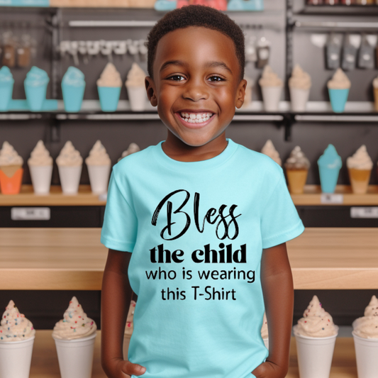 "Blessed Child" Unisex Youth T-Shirt (Lt. Blue) B