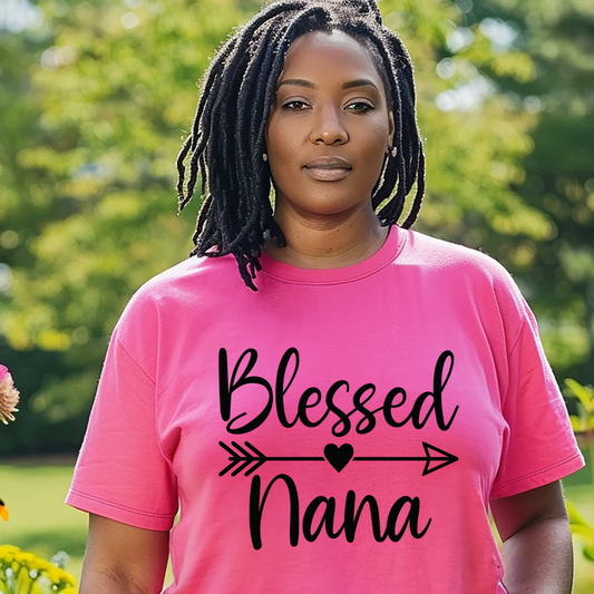 "Blessed Nana" Unisex T-Shirt (Heliconia)