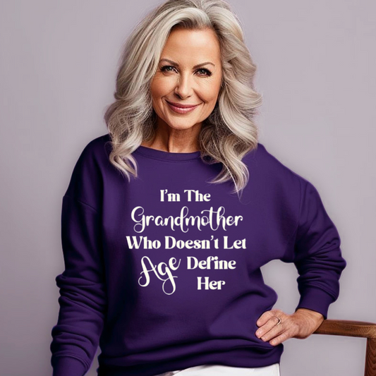 "Grandmothers Aging Gracefully" Unisex Sweatshirt (Purple)